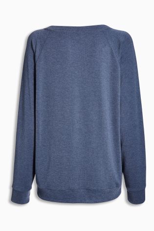 Blue Long Sleeve Sweater